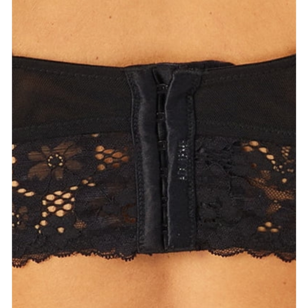 Adored by Adore Me Payal Longline Underwire Lace Demi Cup Bra Various Size - Picture 5 of 14